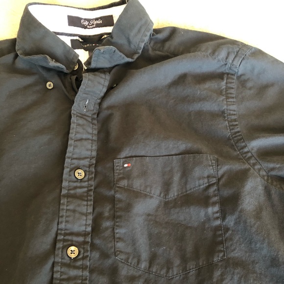 Tommy Hilfiger Slim Fit Short Sleeve Button Down - Picture 4 of 5